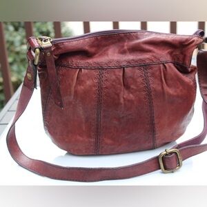 Vintage Fossil Talita hobo/cross body bag